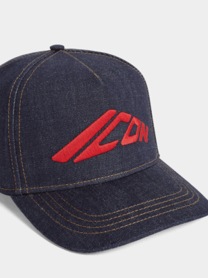 DSQUARED2 - ICON NEW GENERATION DENIM BASEBALL CAP