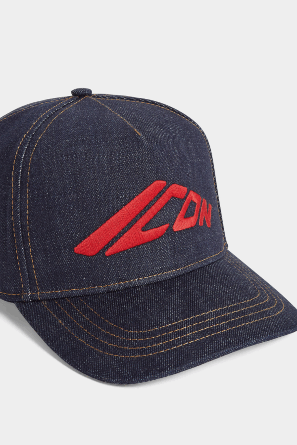 DSQUARED2 - ICON NEW GENERATION DENIM BASEBALL CAP