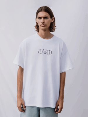 HARDCLO - SKYRIAN PATTERN T-SHIRT WHITE - Image 2