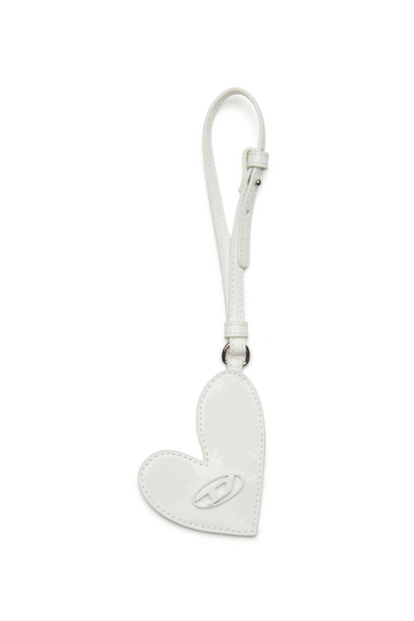 DIESEL - MIRROR CHARM WITH GLOSSY FINISH WHITE