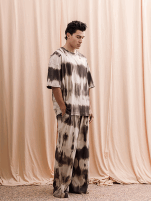 DANTE - MIRATH T-SHIRT TIE-DYE ECRU - Image 4