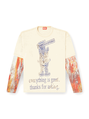 DIESEL - T-BOXT-DB-LS-RIB-T1 LONG SLEEVE - Image 4
