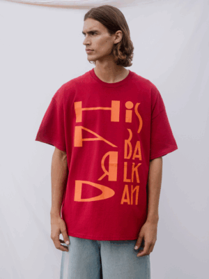 HARDCLO - HARD BALCAN T-SHIRT RED - Image 3