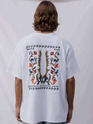 HARDCLO - SKYRIAN PATTERN T-SHIRT WHITE