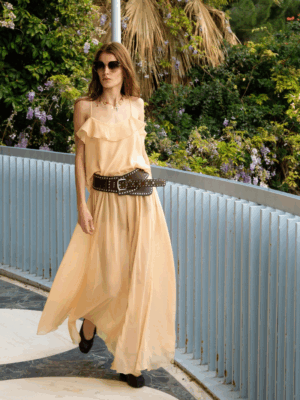 NAZEZHDA - ANNE SKIRT BROWN - Image 3
