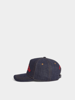 DSQUARED2 - ICON NEW GENERATION DENIM BASEBALL CAP - Image 4