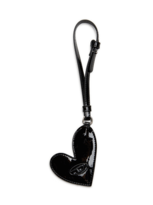 DIESEL - MIRROR CHARM WITH GLOSSY FINISH BLACK