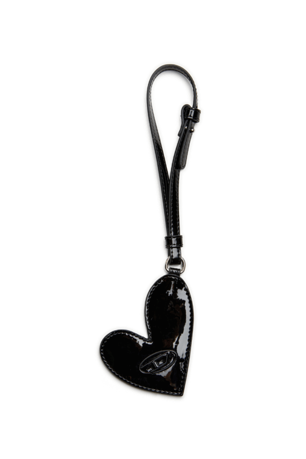 DIESEL - MIRROR CHARM WITH GLOSSY FINISH BLACK