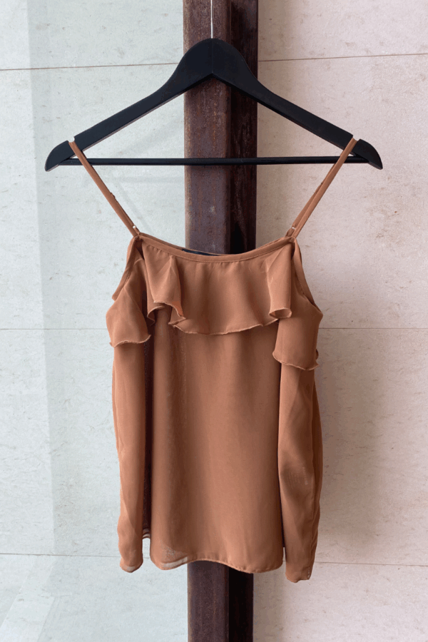 NAZEZHDA - ANNE TOP BROWN