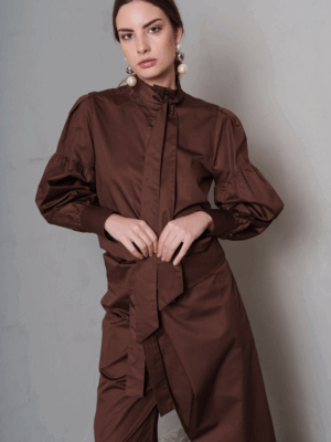 COLLECTIVA NOIR - STARLA TOP BROWN