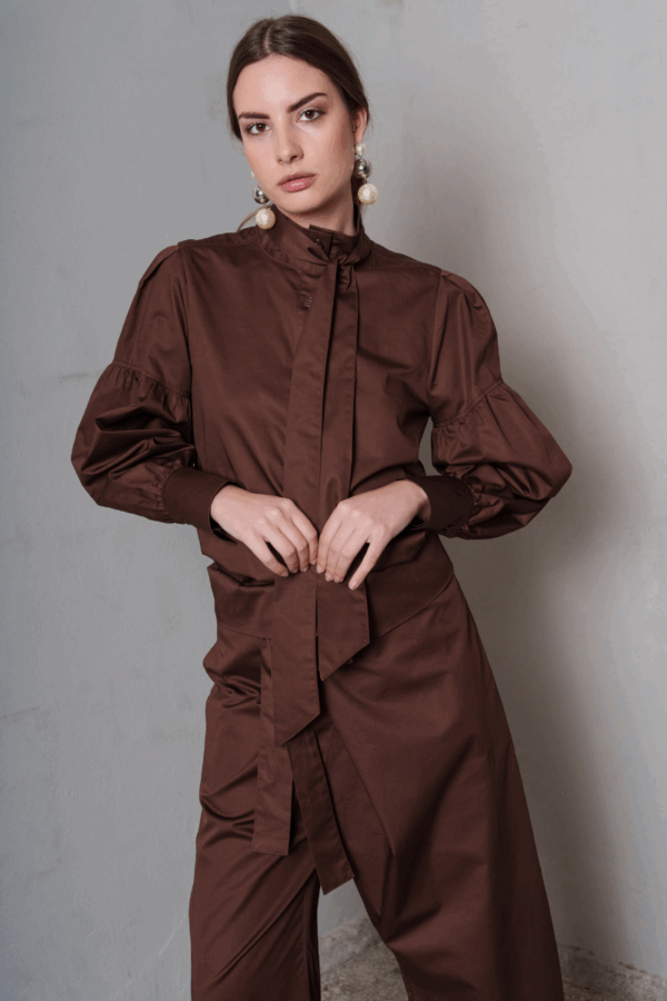 COLLECTIVA NOIR - STARLA TOP BROWN