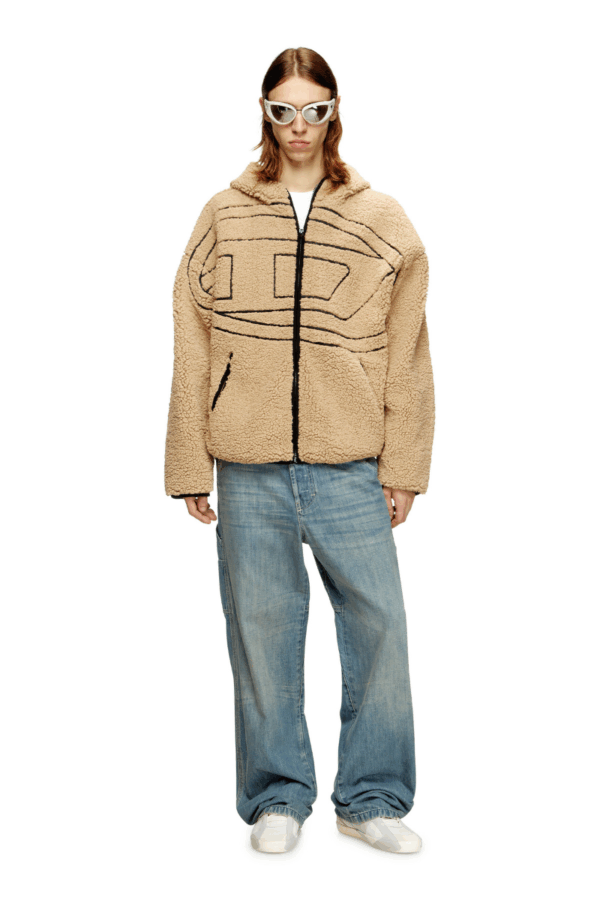 DIESEL - S-ZAT SWEAT-SHIRT BEIGE