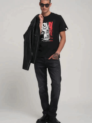 REPLAY - MAXI-PRINT T-SHIRT