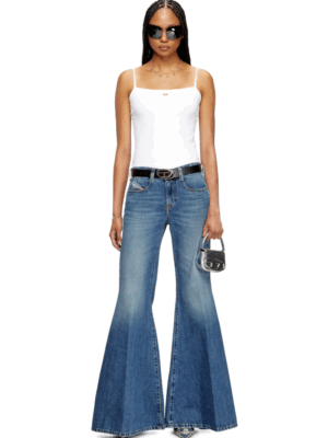 DIESEL - 1970 D-BLEESS FLARE JEANS - Image 3