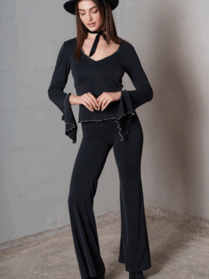COLLECTIVA NOIR - TORY PANTS BLACK - Image 2