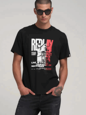 REPLAY - MAXI-PRINT T-SHIRT - Image 2
