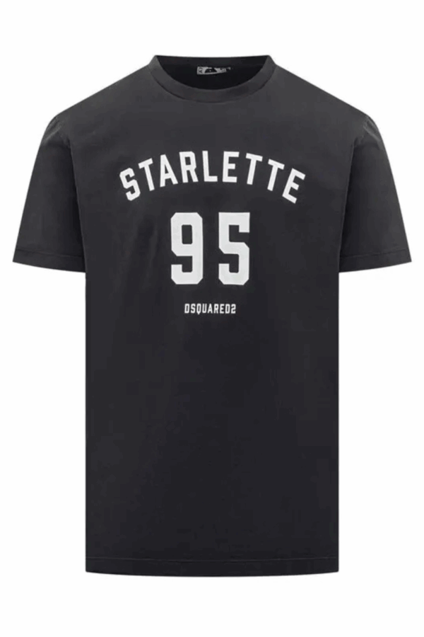 DSQUARED2 - BLACK STARLETTE 95 T-SHIRT BLACK