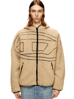 DIESEL - S-ZAT SWEAT-SHIRT BEIGE - Image 3