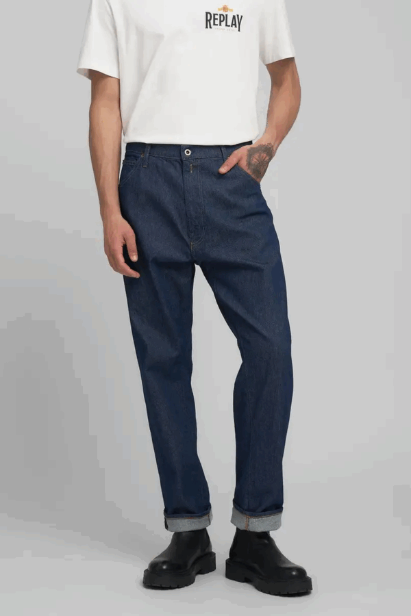REPLAY - WAINE TAPERED-FIT JEANS