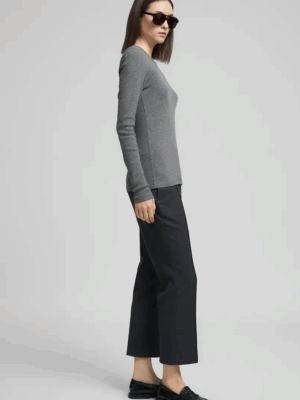 REPLAY - SLIM-FIT LONG SLEEVE T-SHIRT DARK GREY - Image 4