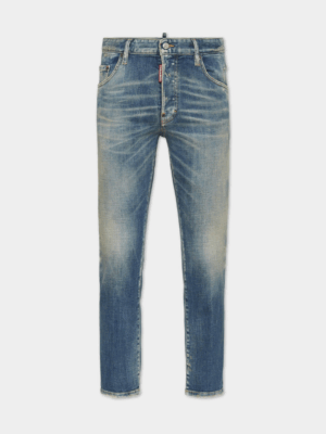 DSQUARED2 - MEDIUM SANDY WASH SKATER JEANS - Image 4