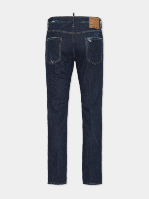 DSQUARED2 - DARK INDIGO AVIATOR WASH COOL GUY JEANS - Image 4