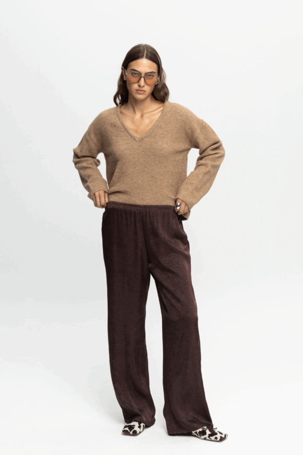 BLACK&BLACK - PLUM PANTS
