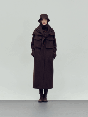 DEVOTION TWINS - OLEANDER BROWN COAT - Image 2