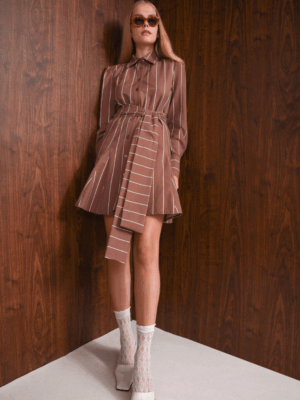 ARPYES - SOULFUL DANCE-DRESS BROWN