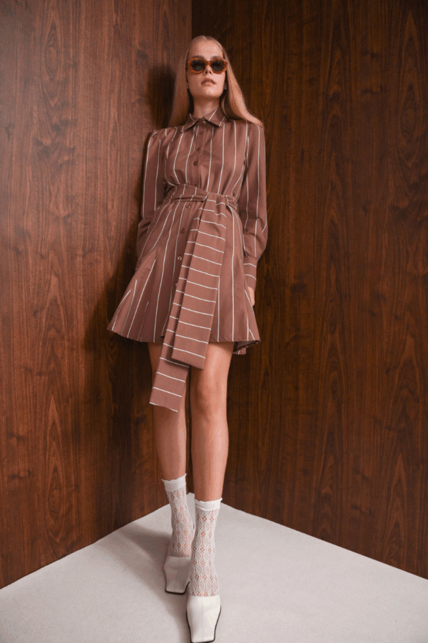 ARPYES - SOULFUL DANCE-DRESS BROWN