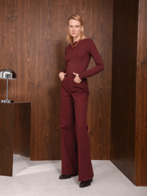 ARPYES - OBSESSIVE PANTS BORDEAUX
