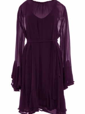 DEVOTION TWINS - TULIP DRESS MAUVE