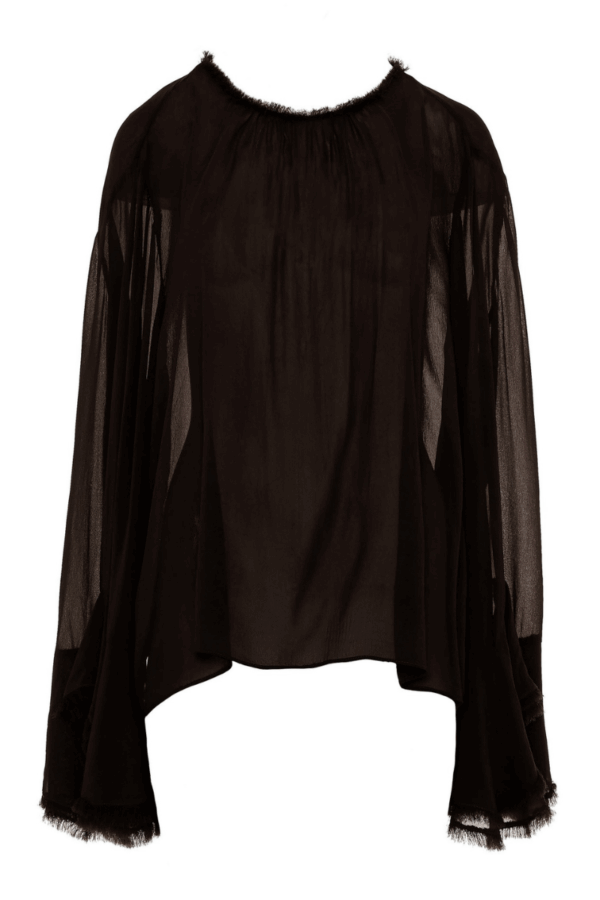DEVOTION TWINS - CHAMOMILE VINE BROWN SHIRT