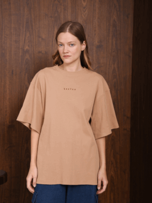 ARPYES - UNTOUCH T-SHIRT BLACK/BEIGE - Image 2