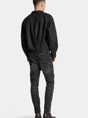 DSQUARED2 - BLACK NIRVANA WASH SKATER JEANS - Image 2