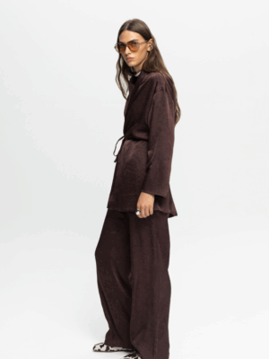 BLACK&BLACK - PLUM KIMONO - Image 3