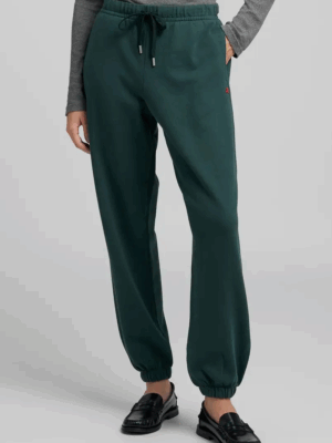 REPLAY - FLEECE JOGGERS WITH R EMBROIDERY