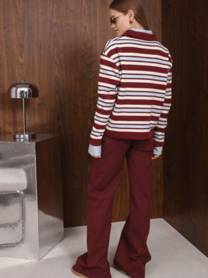 ARPYES - OBSESSIVE PANTS BORDEAUX - Image 3