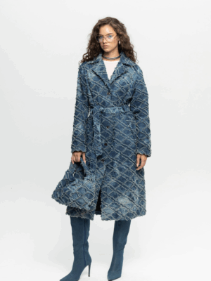 BLACK&BLACK - DENIM TRENCH COAT