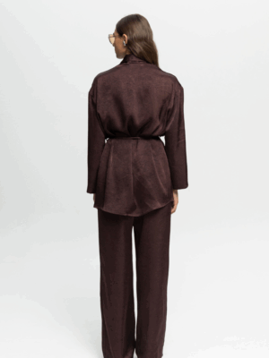 BLACK&BLACK - PLUM KIMONO - Image 4