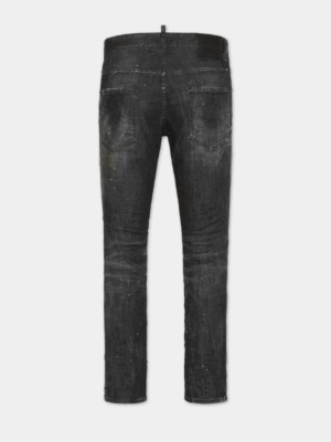 DSQUARED2 - BLACK NIRVANA WASH SKATER JEANS - Image 4