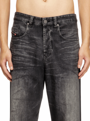 DIESEL - 2001 D-MACRO JEANS BLACK - Image 5