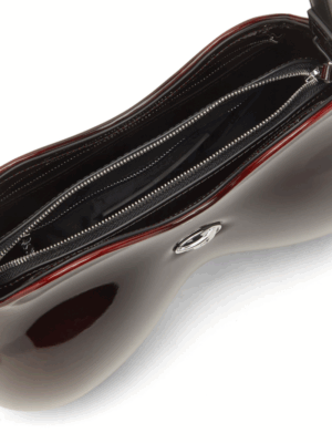 DIESEL - DOUBLE-D SHOULDER BAG IN DEGRADE GLOSSY PU - Image 5