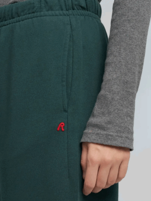 REPLAY - FLEECE JOGGERS WITH R EMBROIDERY - Image 6