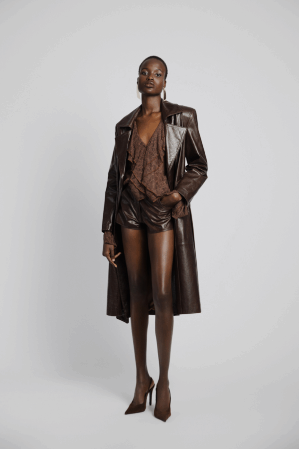 STUDIO83 - TRENCH COAT BROWN