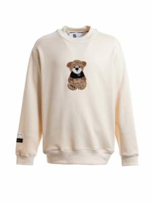 MWM - MIKE TEDDY SWEATSHIRT OFF-WHITE