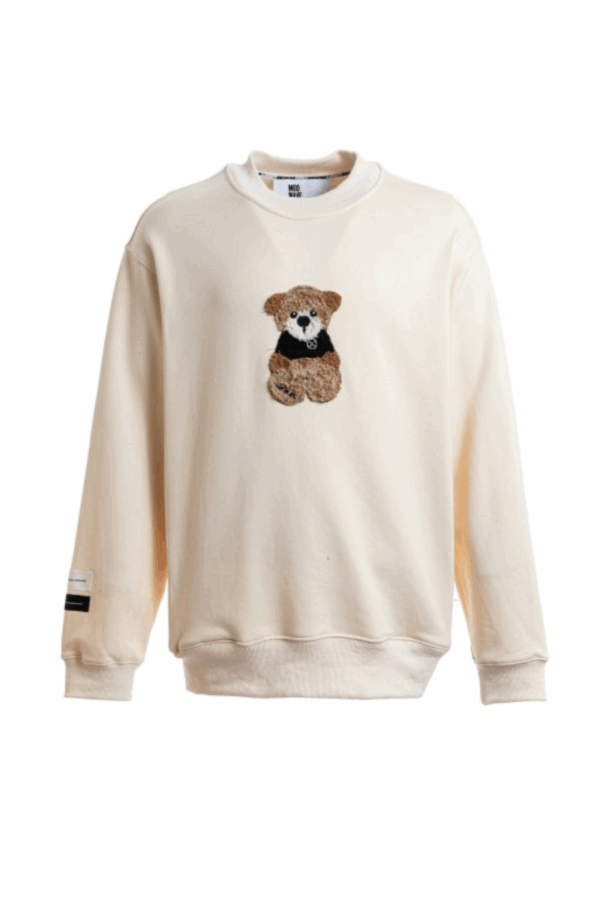 MWM - MIKE TEDDY SWEATSHIRT OFF-WHITE