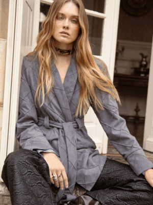 NIDODILEDA - GUARDIAN JACKET DRESS GREY - Image 2