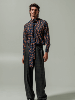 DANTE - PACE PANTS PLAID BLUE - Image 2