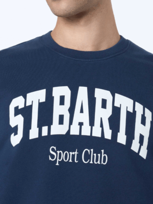 MC2 SAINT BARTH - BLUE NAVY/GREEN SWEATSHIRT SOHO ST BARTH SPORT - Image 2